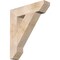 Ekena Millwork Traditional Slat Smooth Bracket, Douglas Fir, 5 1/2"W x 26"D x 30"H BKT06X26X30TRA06SDF - alternate 1